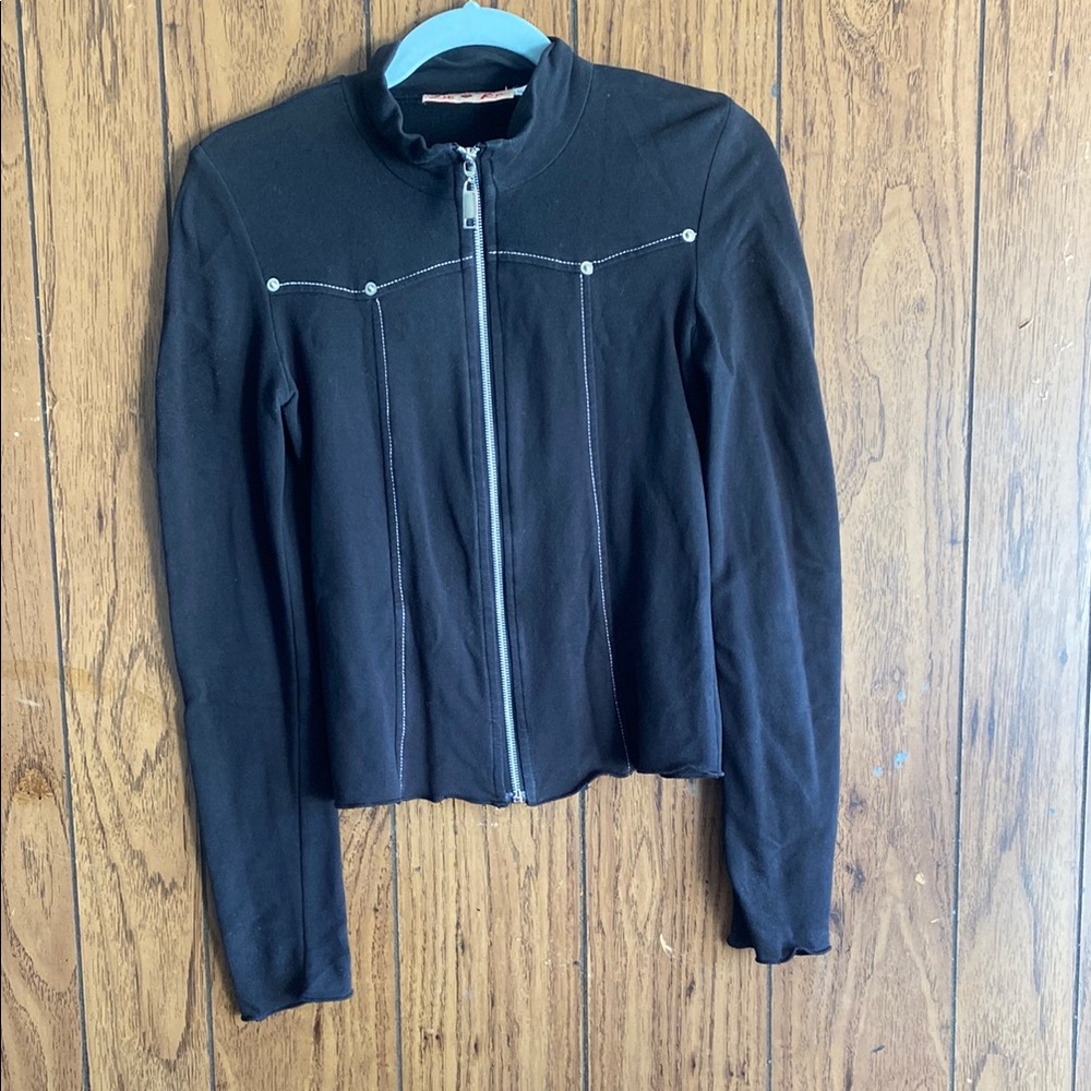 Lila Rose Black Bomber Jacket Sleek Style
